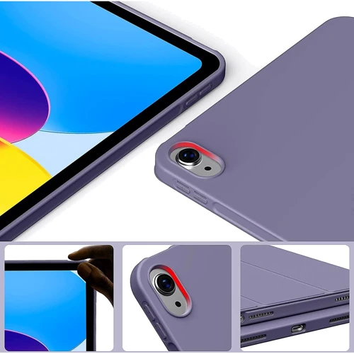 Аксессуар для iPad BeCover Tri Fold Soft TPU with Pencil mount Purple for iPad 10.9 (2022 / 2024) / iPad 11 2025 (708463): Особенности Приятен на ощупь, Надежная защита от царапин и загрязнений, Стильный внешний вид, Стильный дизайн, Удобно держать в руке
