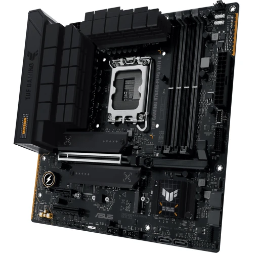 ASUS TUF GAMING B760M-PLUS WIFI II UA: Разъемы на плате USB Type-C, USB 3.2 Gen 1, USB 2.0, PCI Express x1, SATA 3.0, M.2