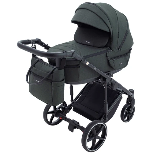 Коляска 2 в 1 Adamex Zico Lux TK-50 темно-зеленый (680774): Количество блоков 2