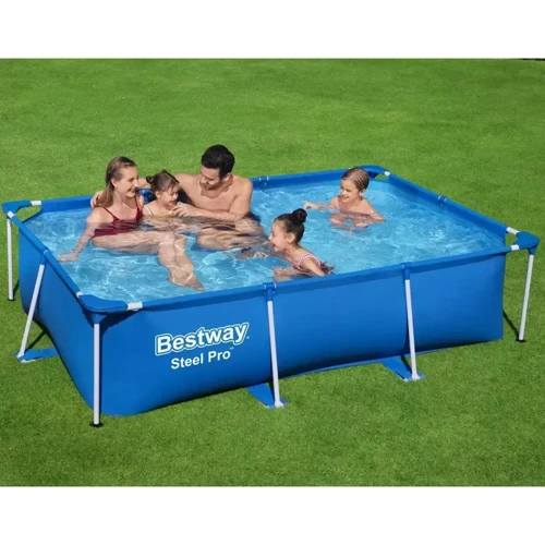 Бассейн Bestway каркасный 1270 л 228х159х42 см картриджный фильтр-насос 1250 л/ч (12965)