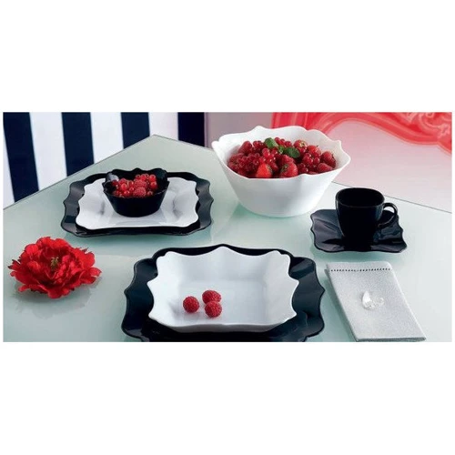 Столовый сервиз Luminarc Authentic Black & White 38 пр. (P4677): Количество предметов в наборе 38