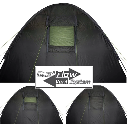 Палатка High Peak Andros 4.0 (Dark Grey/Green)