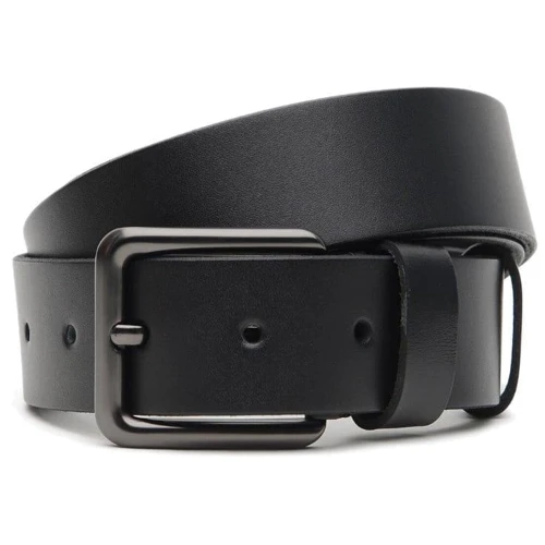 Чоловічий ремінь Borsa Leather чорний (V1115GX04-black)