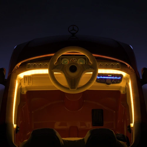 Детский электромобиль Bambi Mercedes оранжевый (M 6020EBLR-7)