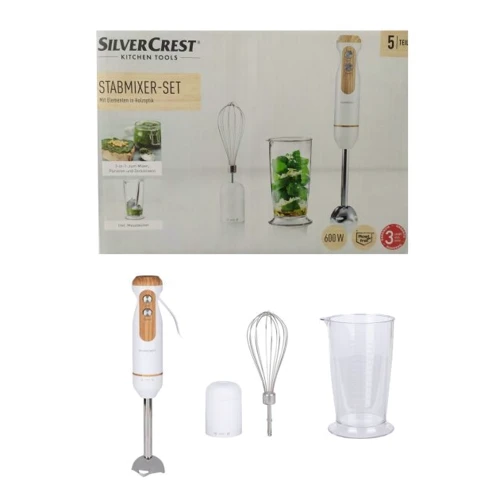 Блендер Silver Crest SSSH 600 A1 white: Мощность, Вт 600