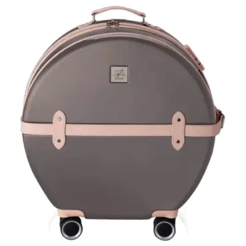 Чемодан Semi Line 24" (M) Brown/Pink Cream коричневый/розовый (T5673-3): Фактура Матовая