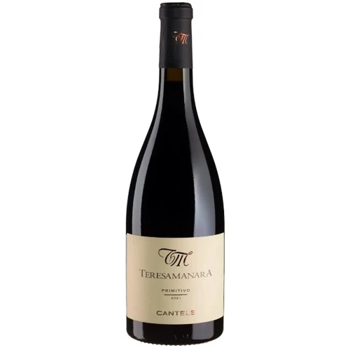 Вино Cantele Teresa Manara Primitivo IGP 0.75 л 15% красное сухое GB (BWT9911)