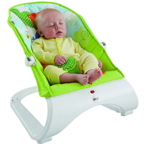 Детское кресло-качалка Fisher-Price Тропичные друзья (CJJ79): Возраст с рождения