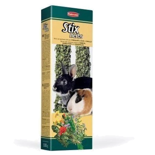 Корм Padovan Stix Herbs Coniglietti для декоративных кроликов морских свинок и шиншилл 100г (PP00348)