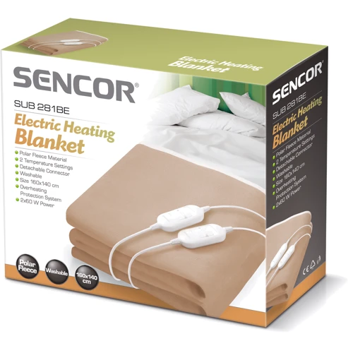 Косметичний прилад Грілка-простирадло Sencor SUB 281BE