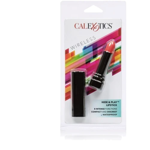CalExotics Hide & Play Lipstick мини-вибратор 8.25x2 см, красный