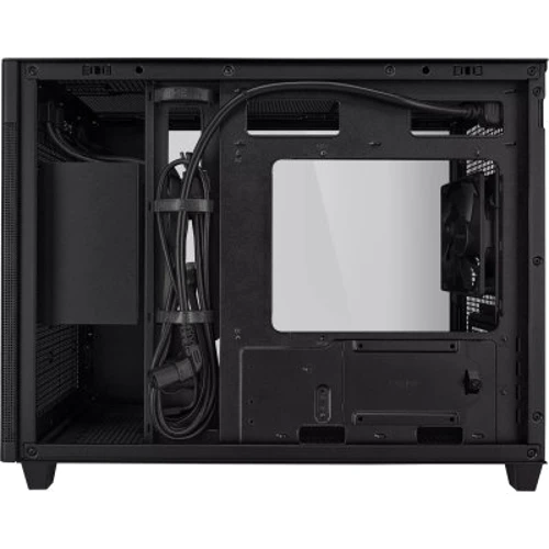 Корпус ASUS Prime AP201 Tempered Glass Black (90DC00G0-B39010): Материал передней панели пластик