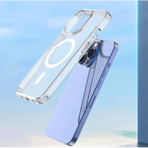 Чохол для iPhone Mutural TPU+PC Case Jingtou MagSafe Transparent для iPhone 14 Plus: Тип аксесуара чехол