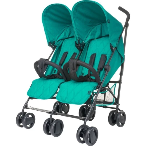 Прогулочная коляска для двойни 4Baby Twins Dark Turkus (4TW04)