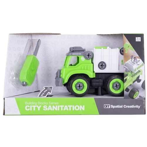 Конструктор DIY Spatial Creativity - Сміттєвоз LM8041-SZ-1 (CJ-1365113): Кількість деталей, шт. 27