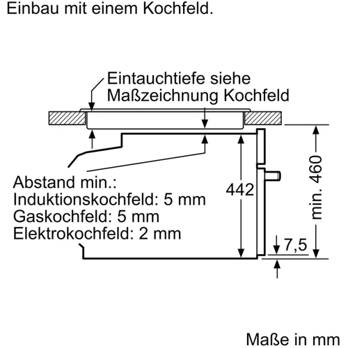 Духовой шкаф электрический Bosch CMG7761B1: Гриль есть