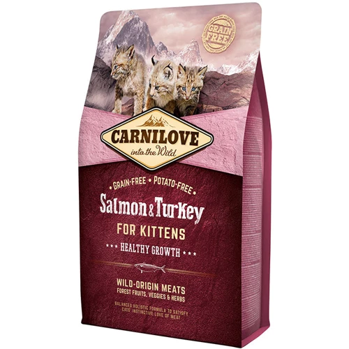 Сухой корм для котят Carnilove Salmon & Turkey Kitten 2 кг (8595602512225)
