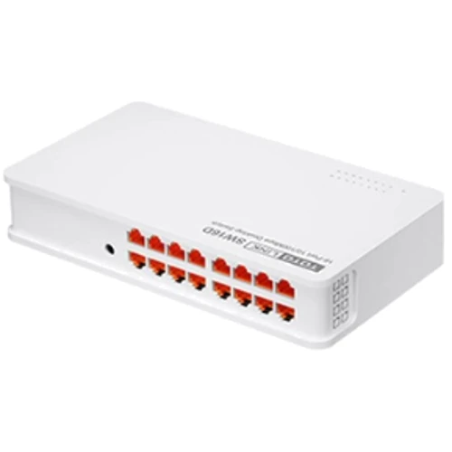 Сетевой коммутатор Totolink SW16D: Порты только Fast Ethernet (10/100)