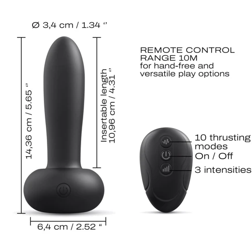Универсальный пульсатор Dorcel DEEP THRUST, пульт ДУ