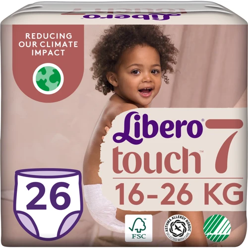 Подгузники Libero Touch Pants Размер 7 (16-26 кг) 26 шт (7322541739786)