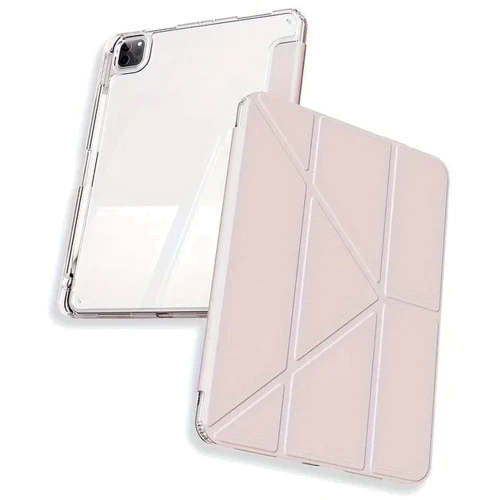 Аксесуар для iPad BeCover Ultra Slim Origami з Pencil Mount Pink для iPad Pro 11 M4 2024 (711691): Особливості режим автопробуждения/сна, отделение для стилуса, Надежная защита от царапин и загрязнений, трансформируется в подставку, Стильный дизайн