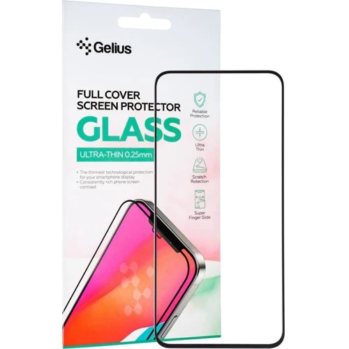 

Gelius Tempered Glass Full Cover Ultra Thin 0.25mm Black for Samsung A356 Galaxy A35