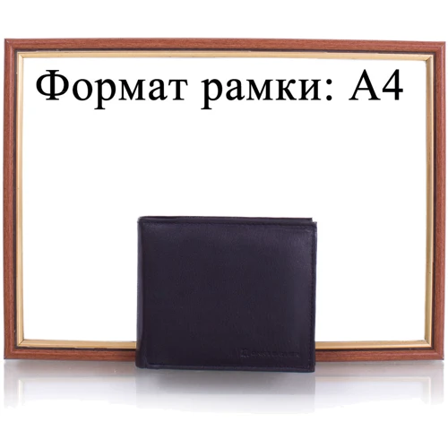 Мужское портмоне DNK Leather черное (DNKN992-CCF-black) фото 7