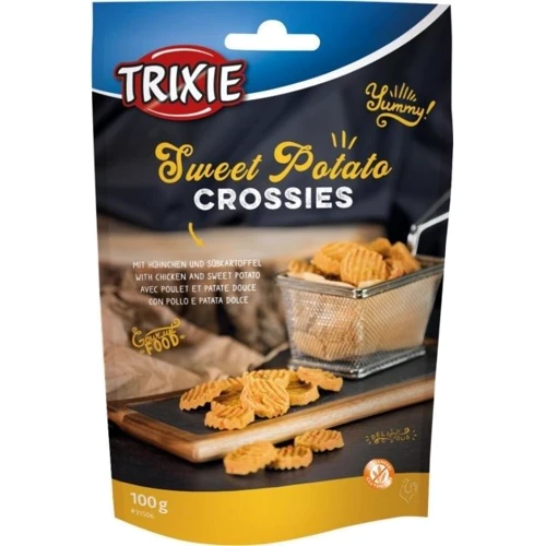 Лакомство для собак Trixie Sweet Potato Crossies с курицей 100г (4053032449190)