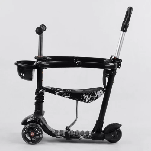 Самокат Best Scooter с защитным бампером черный (S 0452): Количество колес 3