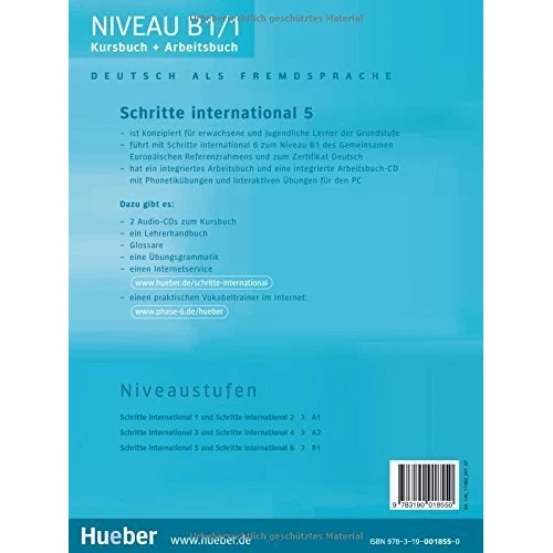 Schritte international 5: Kursbuch und Arbeitsbuch mit Audio-CD und interaktiven Übungen: Производитель Hueber