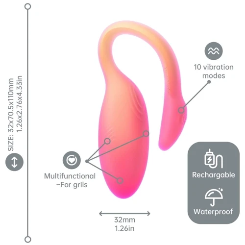 Смарт-виброяйцо Magic Motion Flamingo Max Orange