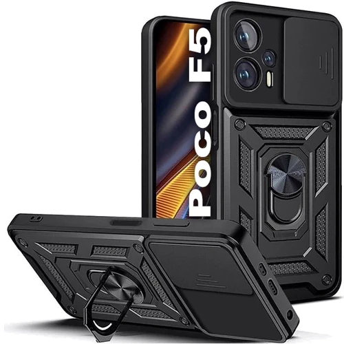 Чохол для телефона BeCover Military Black для Xiaomi Poco F5 (709996)