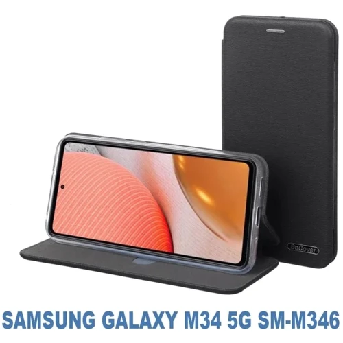 Чохол для телефона BeCover Book Exclusive Black для Samsung M346 Galaxy M34 5G (710257): Плівка в комплекті нет