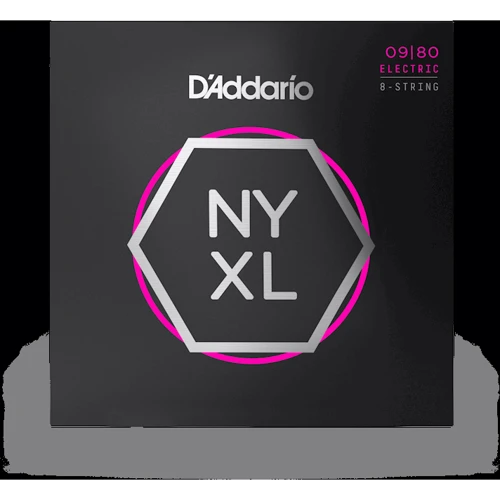 Струна для гитар Набор струн D'addario NYXL0980 NYXL Super Light 8-String (09-80)