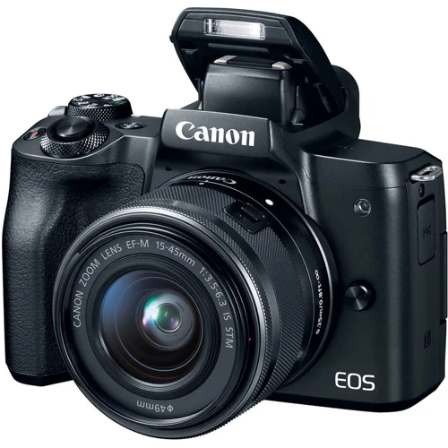 Canon EOS M50 kit (15-45mm) IS STM Black (2680C060): Тип матрицы CMOS