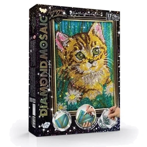 Алмазная живопись Danko toys Diamond mosaic Кот (DM-02-06)