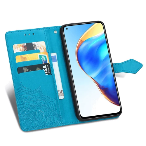Аксессуар для смартфона Mobile Case Book Cover Art Leather Blue for Xiaomi Mi 10T / Mi 10T Pro: Материал искусcтвенная кожа