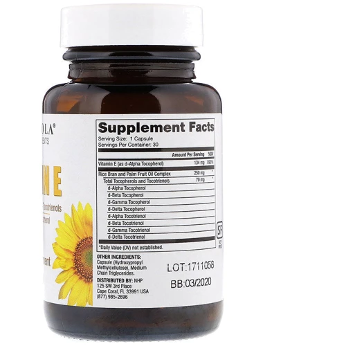 Dr. Mercola Vitamin E, 30 Capsules (MCL-01508): Тип Витамин E