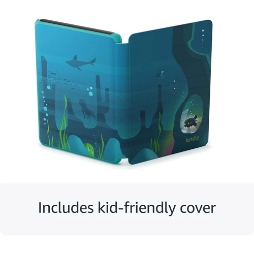 Електронна книга Amazon Kindle 11th Gen. 2024 Kids Edition 16Gb Ocean Explorer: Бездротові можливості Wi-Fi (2.4GHz + 5GHz) / Bluetooth