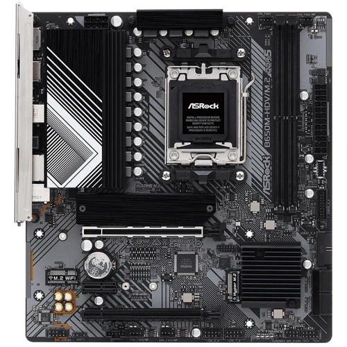 ASRock B650M-HDV/M.2: Оперативная память 2xDDR5 7200+, до 96 Гб