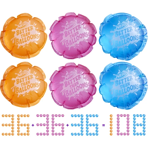 Набір іграшковий водяний NERF Hasbro Водяні кулі 108 шт. серія Better Than Balloons (F8742) фото 13