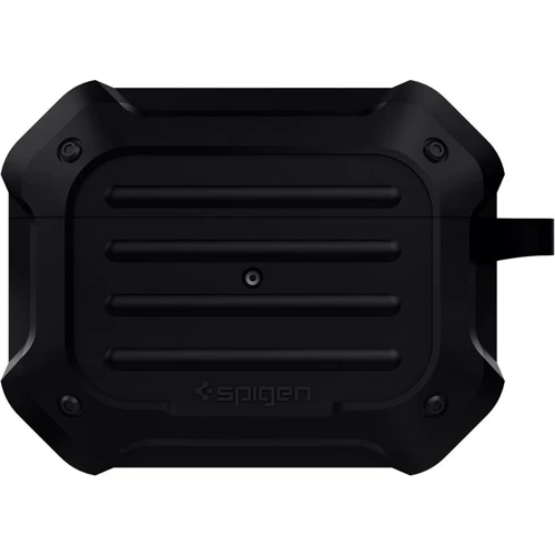 Чехол для наушников Spigen Tough Armor with Belt Black for Apple AirPods Pro: Особенности С карабином