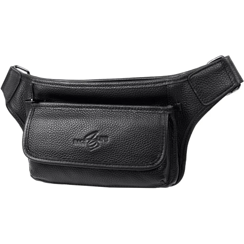 Мужская поясная сумка Vito Torelli черная (VT-6469-black)