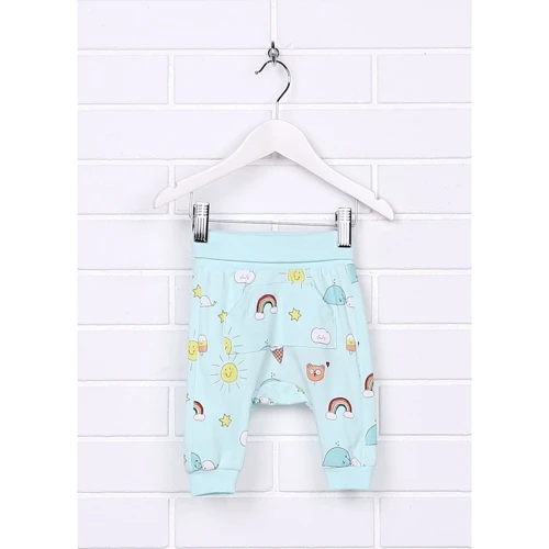 Брюки H&M б5846507 50 см голубые: Пол Мальчик