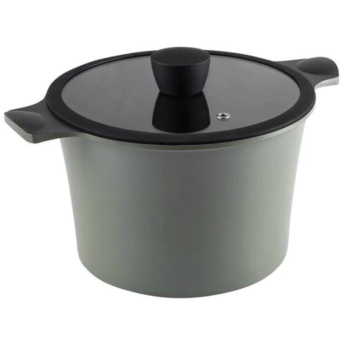 Кастрюля RINGEL Zitrone Olive с крышкой 24 см 5.8 л (RG-2108-24/2/OL): Тип Традиционная