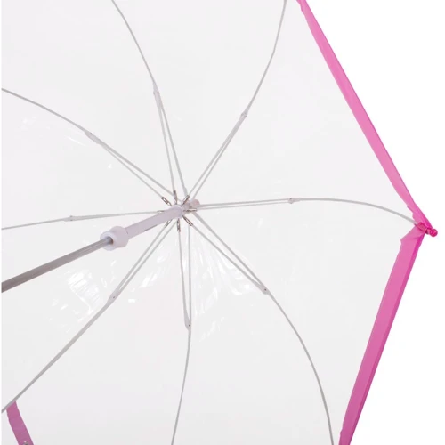 Зонт-трость детский механический Fulton розовый (FULC603-Pink): Фасон Трость