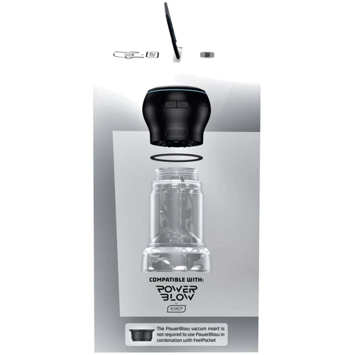 Мастурбатор Kiiroo Feel Pocket Crystal совместим с PowerBlow