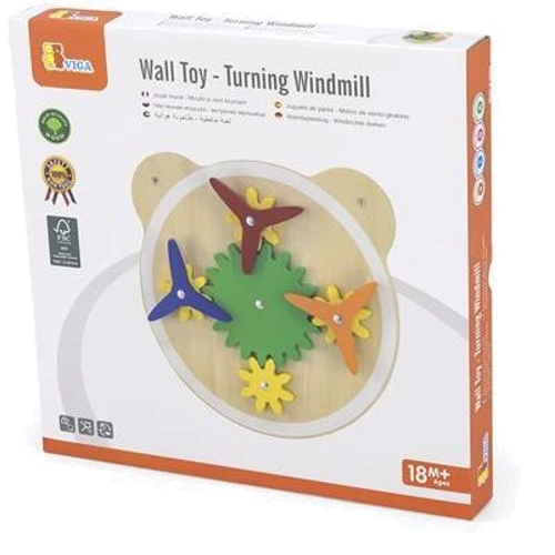 Бизиборд Viga Toys Мельницы и шестеренки (44553FSC)