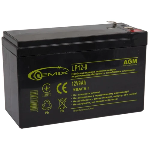 Gemix 12В 9 Ач (LP12-9)