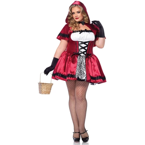 Костюм красной шапочки Leg Avenue Gothic Red Riding Hood 1X-2X